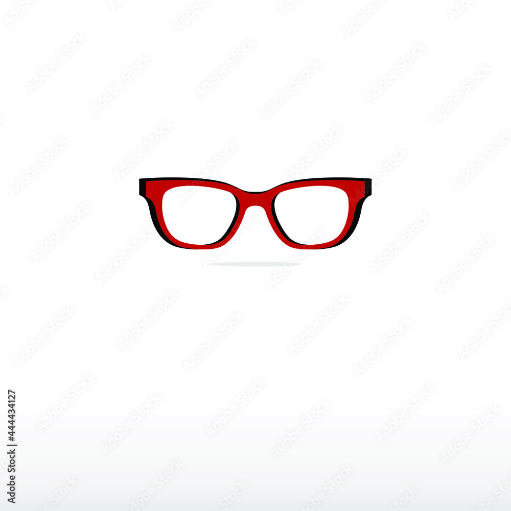 Eye Glasses logo,Vector Icon illustration. stock illustration
