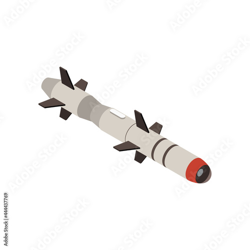 Isometric Missile Icon