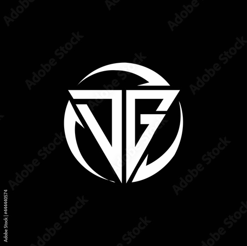 DG logo monogram design template