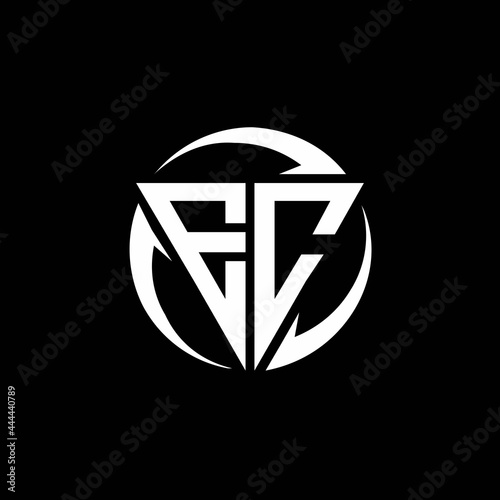 EC logo monogram design template