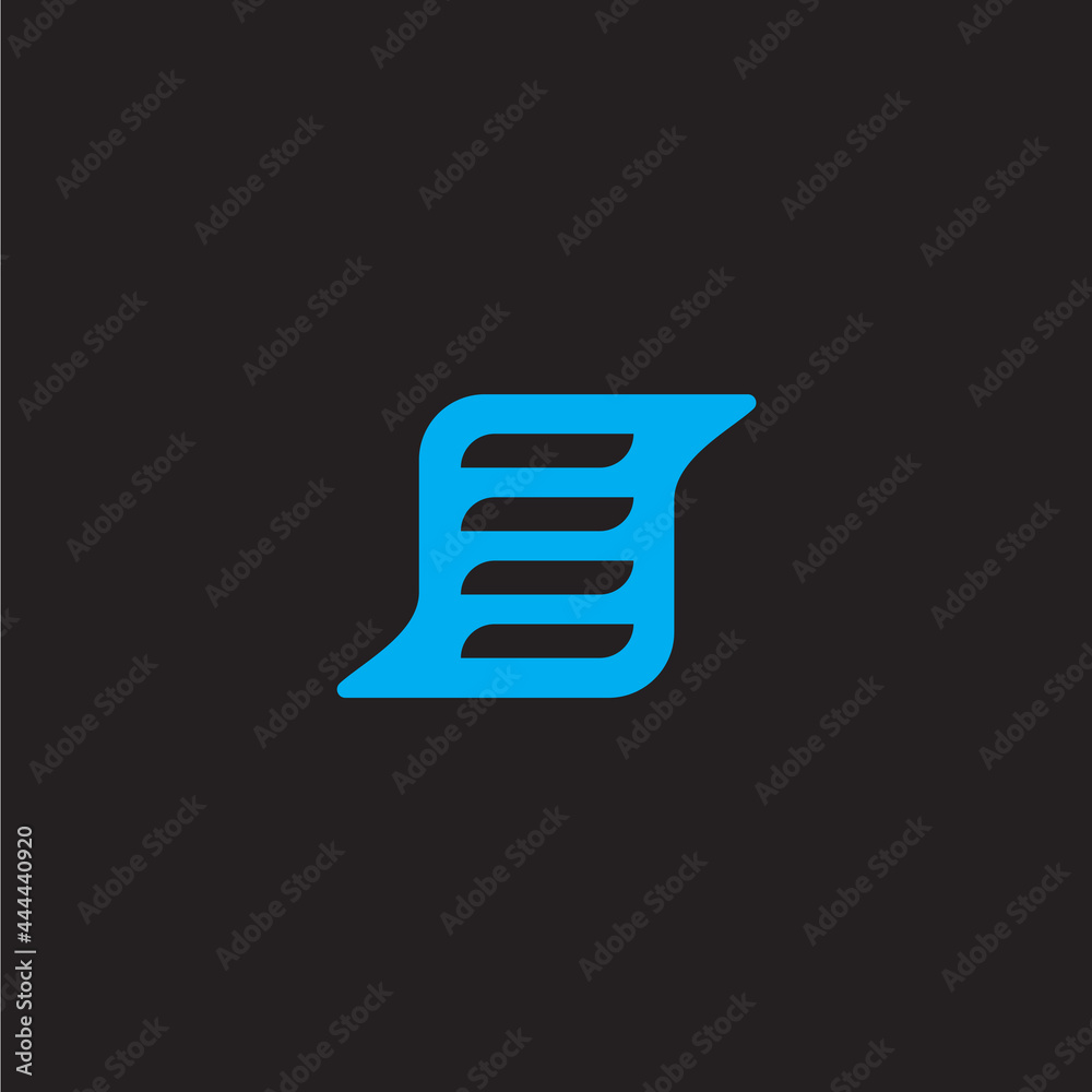 letter s paper text bubble text logo vector letter s paper text bubble text logo vector