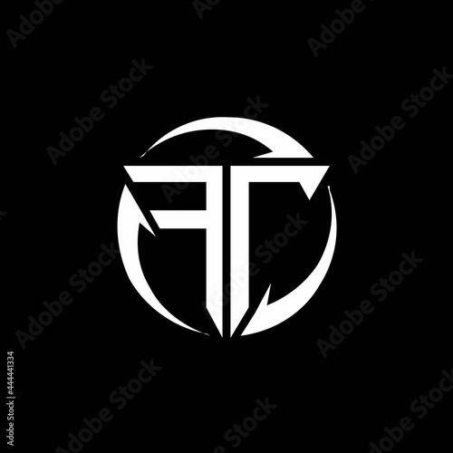 FT logo monogram design template