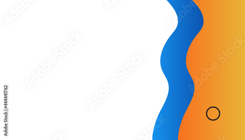 Blue orange abstract background