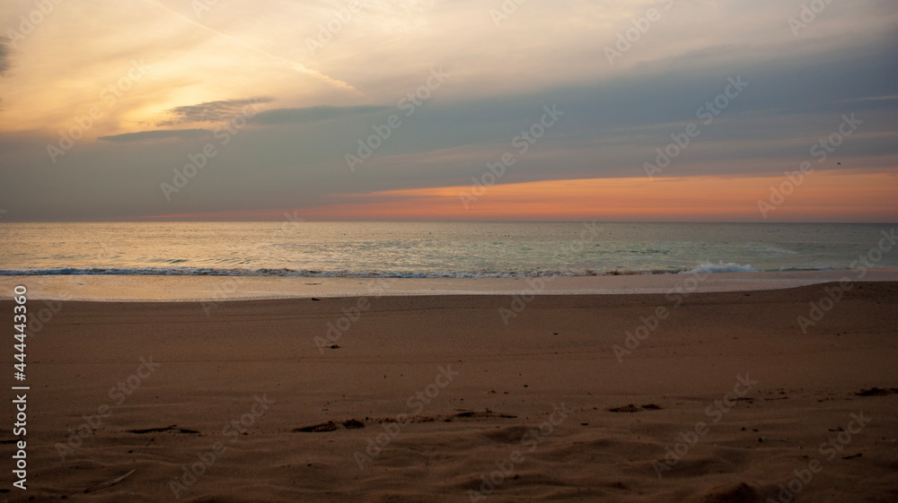 sunset on the beach sunset on the beach