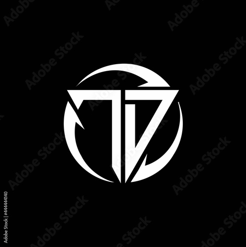 TD logo monogram design template photo