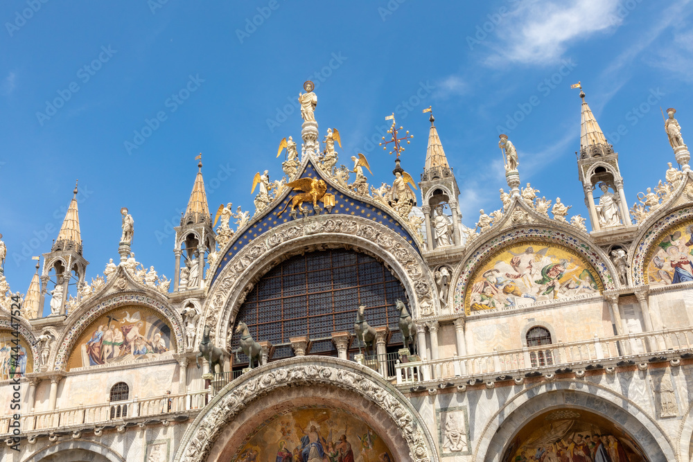 cathedral San Marco at St Marks square in Venice, Italy