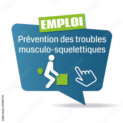 Logo prévention des troubles musculo-squelettiques.