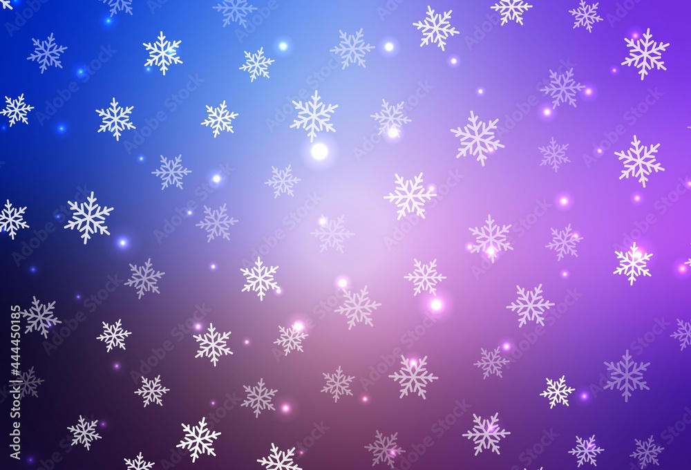 Dark Pink, Blue vector background in Xmas style. Dark Pink, Blue vector background in Xmas style.