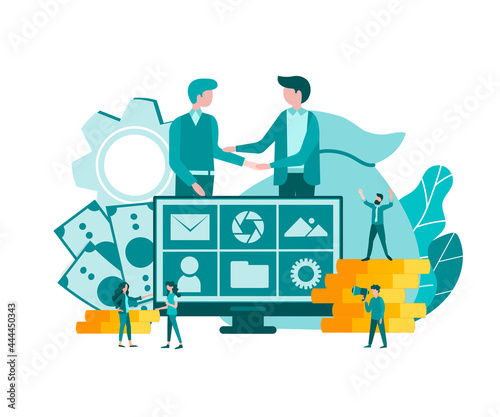 Earnings on the Internet, promotion of computer applications, social media business