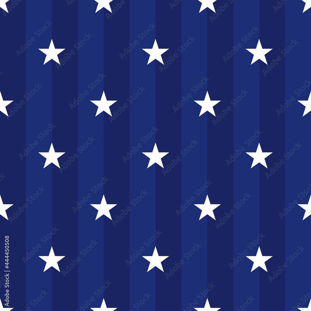 custom made wallpaper toronto digitalSeamless dark blue background with stars and vertical stripes. The concept of the U.S. flag for 4th of July, Presidents' Day, Memorial Day. Vector Illustration.