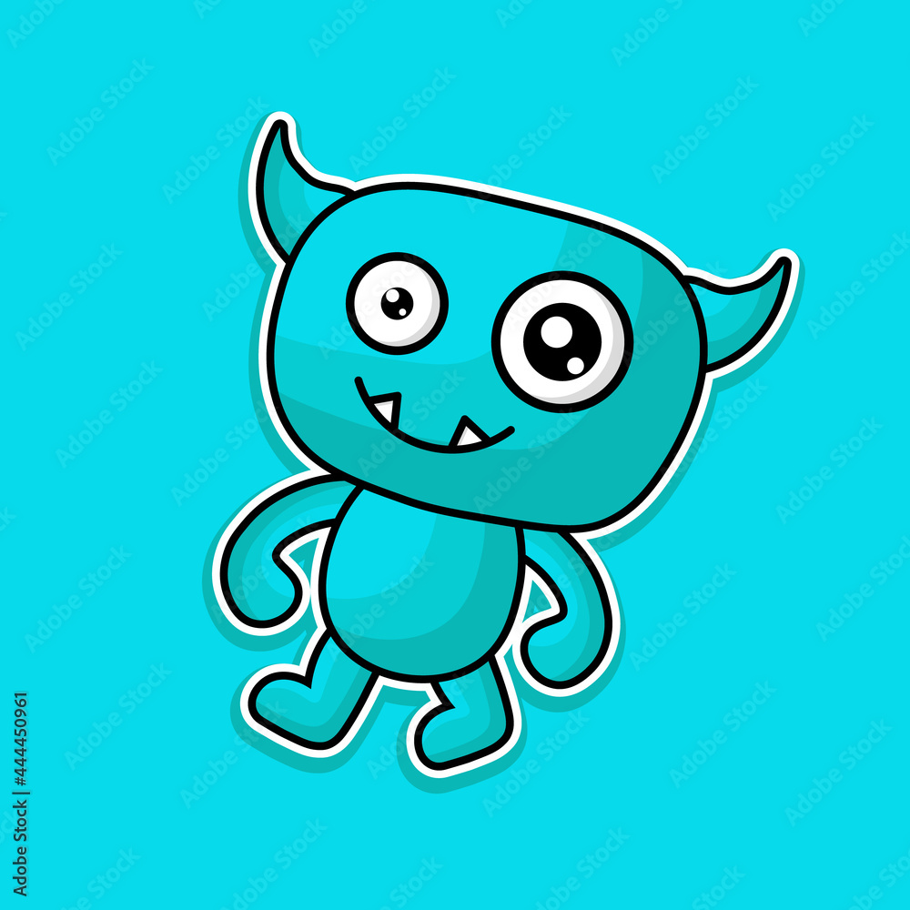 cute doodle monster design mascot kawaii cute doodle monster design mascot kawaii
