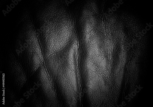 image of dark leather background
