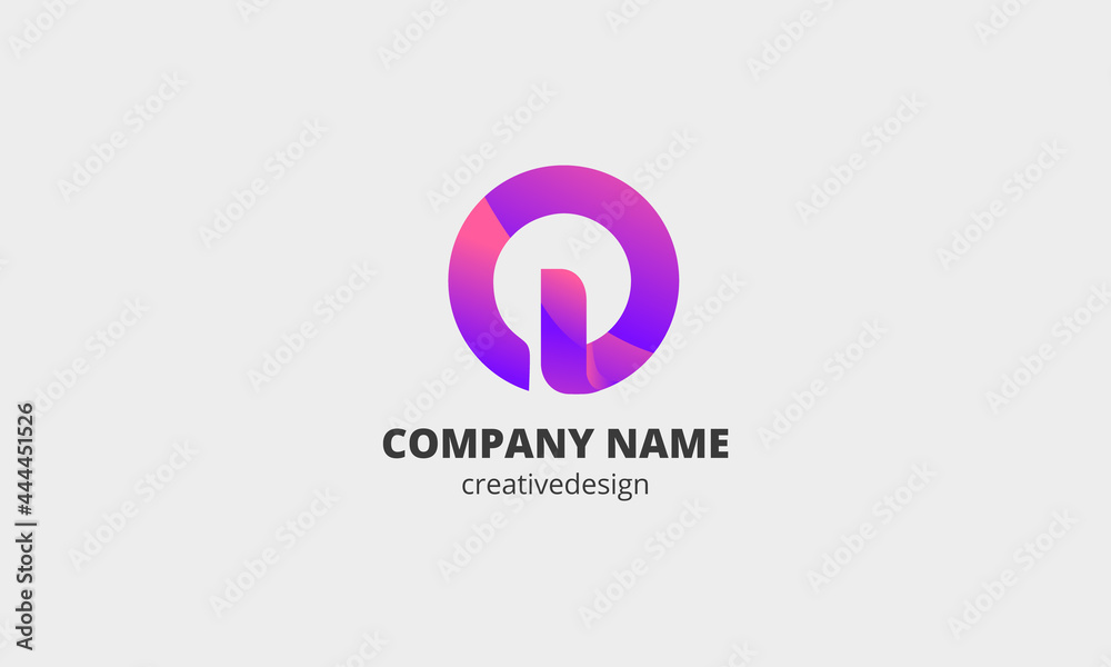 Naklejka premium Unique Letter Logo o Design Template Free Vector