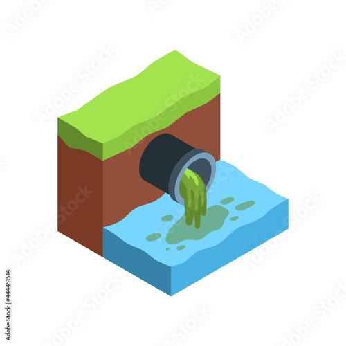 Water Pollution Icon