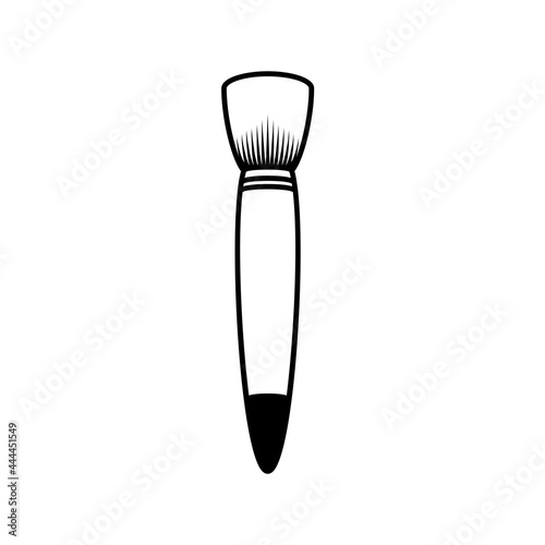 Paint Brush Icon Design Graphic Template Isolated