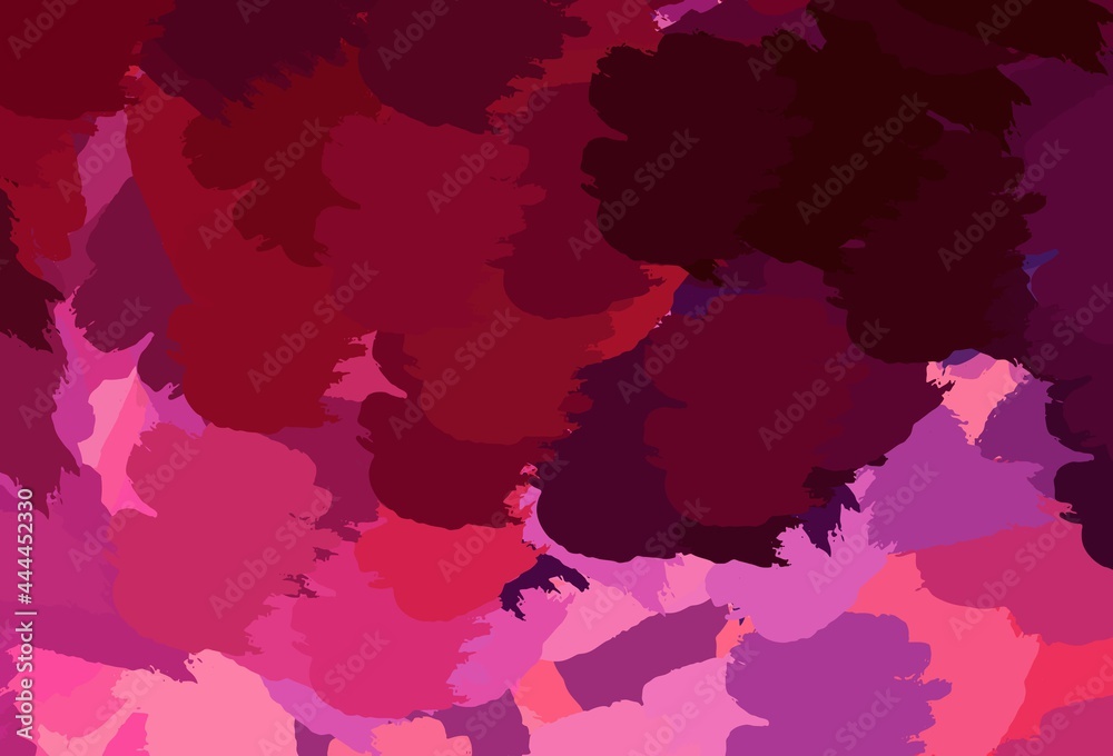 Light Purple vector background with abstract shapes.