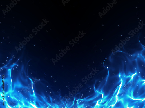 青の炎背景