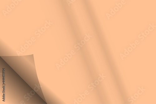 Folded paper mockup design with blank area for text. Background vector design