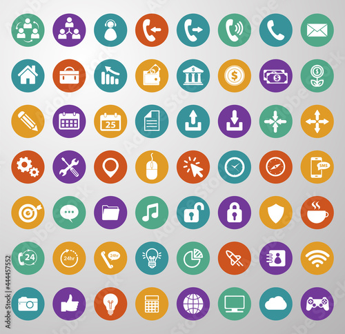 Social Media Icon pack. Vector Illustration