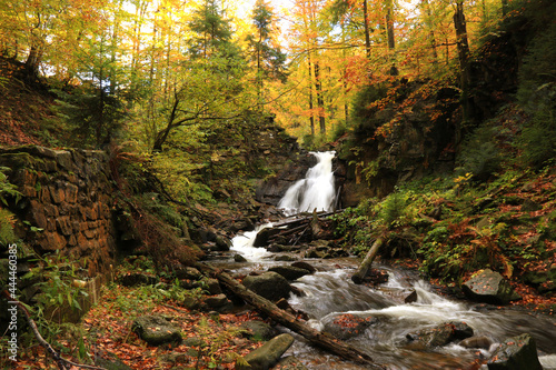Cascades of Rodło on the Biała Wiselka river 