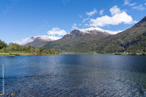 Oppstrynsvatnet, a lake in the municipality of Stryn in Sogn og Fjordan photo