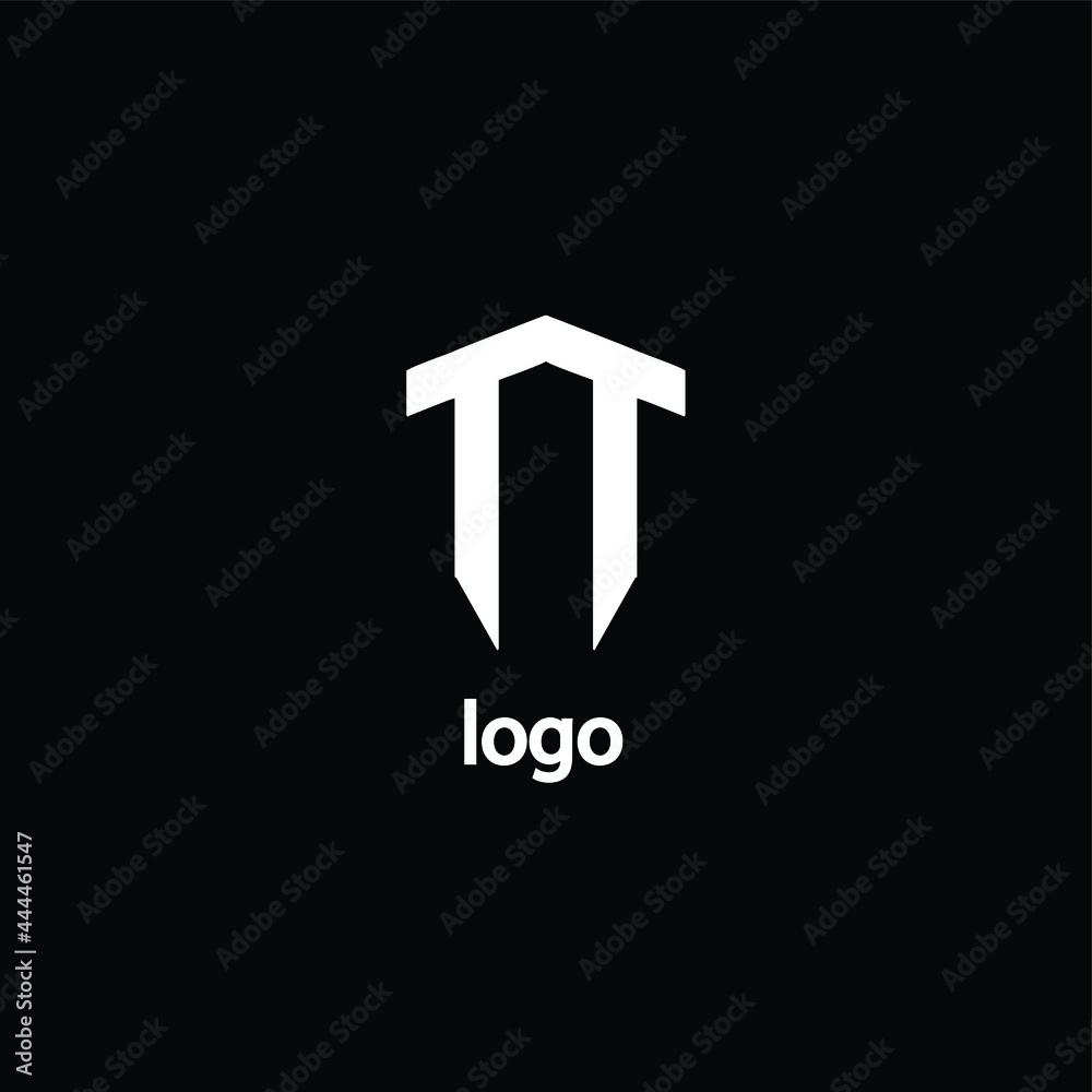Letter n logo design vector. simple monogram icon Letter n logo design vector. simple monogram icon