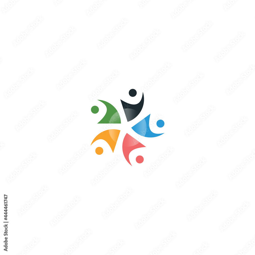 human child modern logo design human child modern logo design
