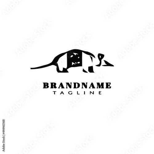 armadillo logo icon design vector illustration