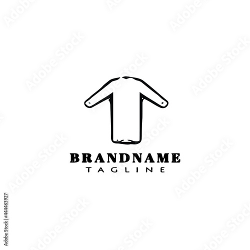 muslim clothes logo template icon design vector