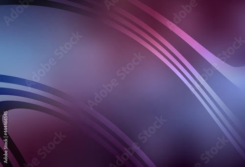 Dark Purple vector glossy abstract background.