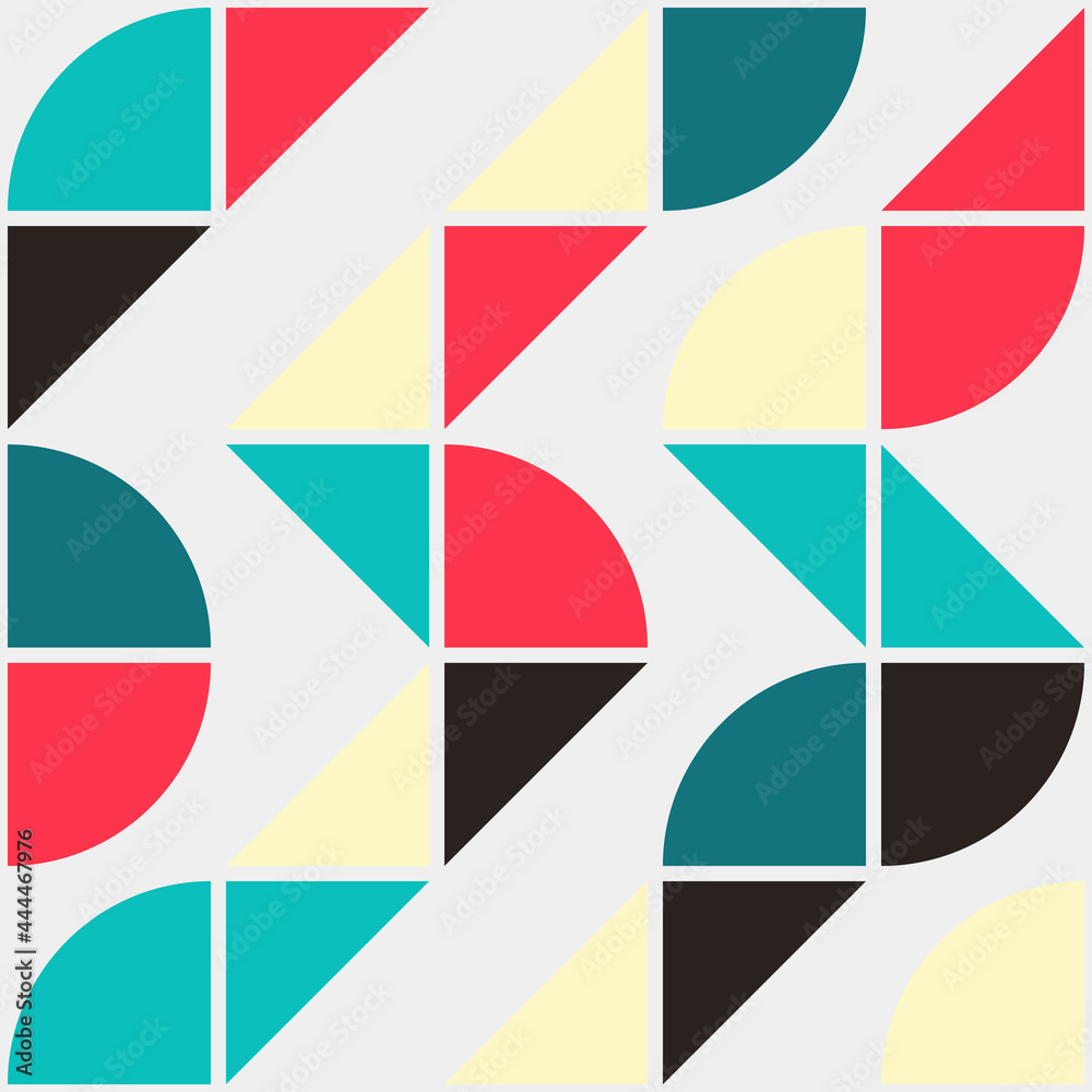 Fototapeta premium Abstract Geometric Pattern generative computational art illustration