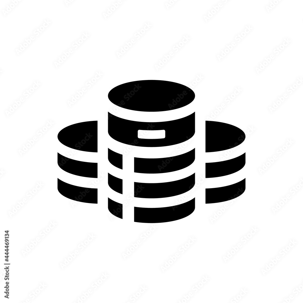 Database storage icon. Vector EPS file. Database storage icon. Vector EPS file.