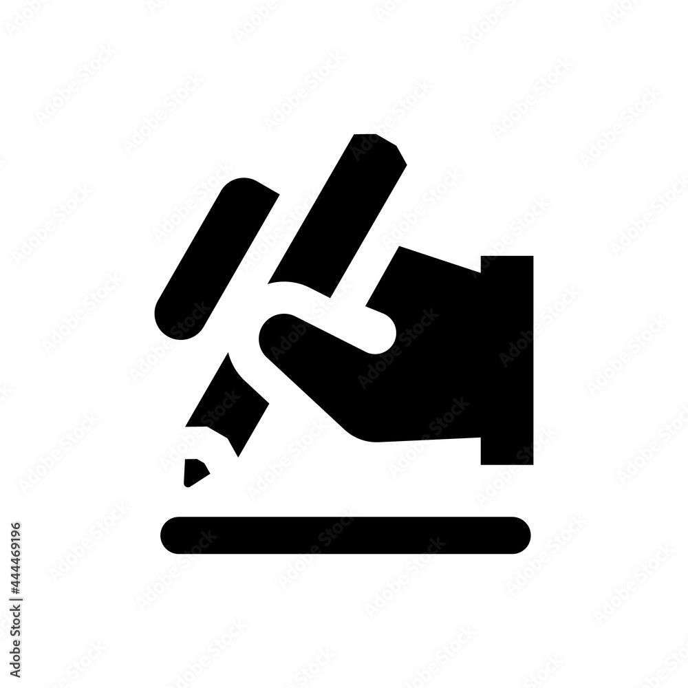 Pencil sketch icon. Vector EPS file.