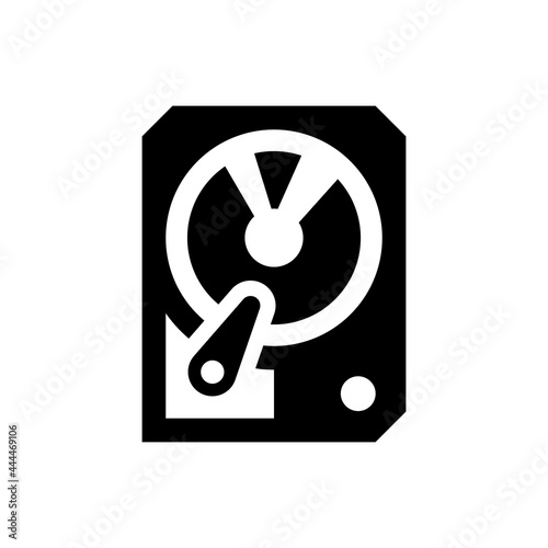 Hard disk icon. Vector EPS file.