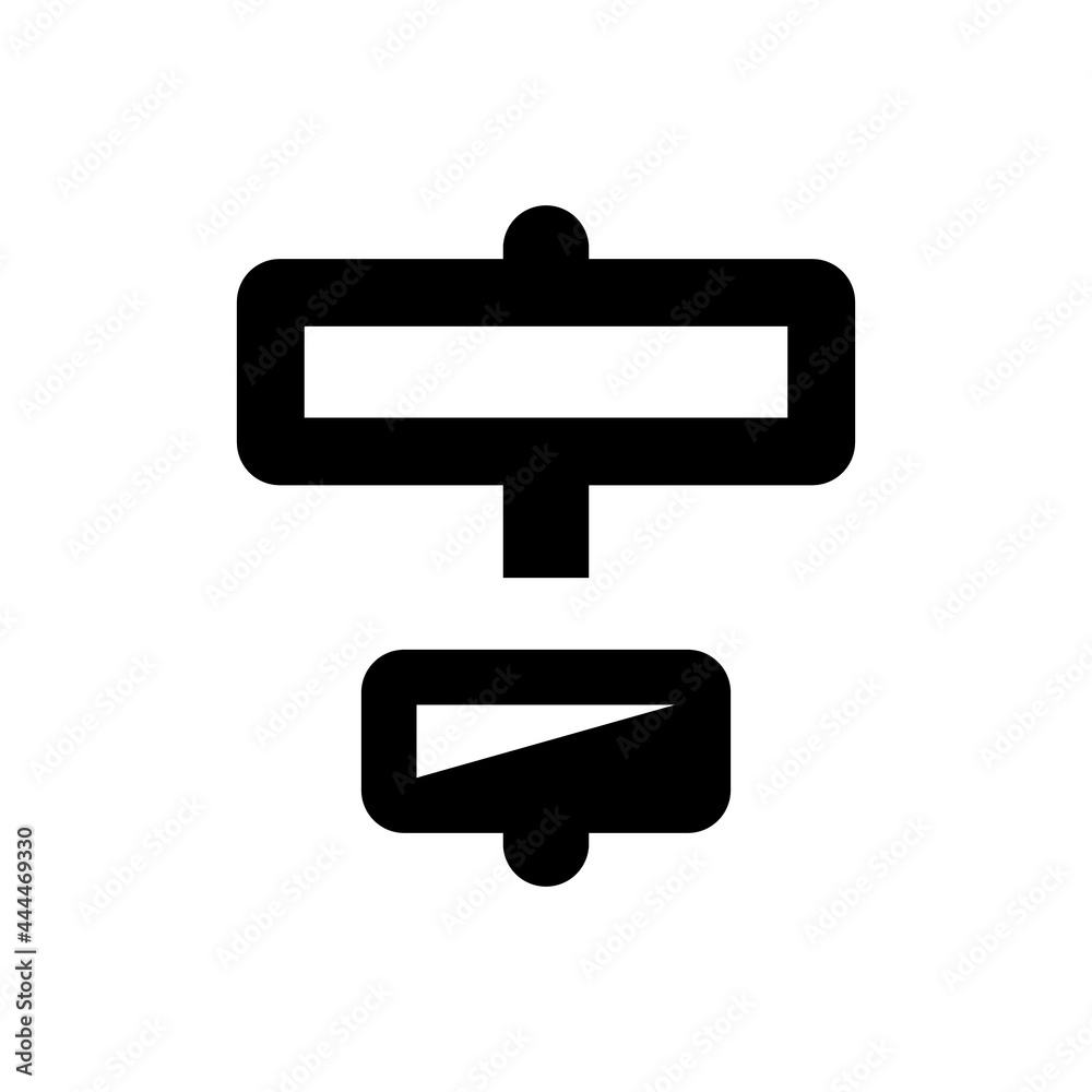 Horizontal align objects icon. Vector EPS file. Horizontal align objects icon. Vector EPS file.