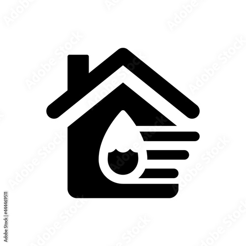 House humidity icon. Vector EPS file.
