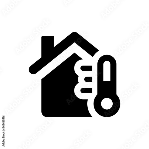 House temperature icon. Vector EPS file.