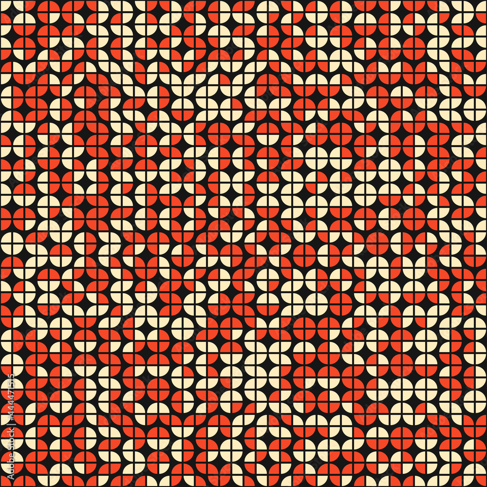 Abstract Geometric Pattern generative computational art illustration