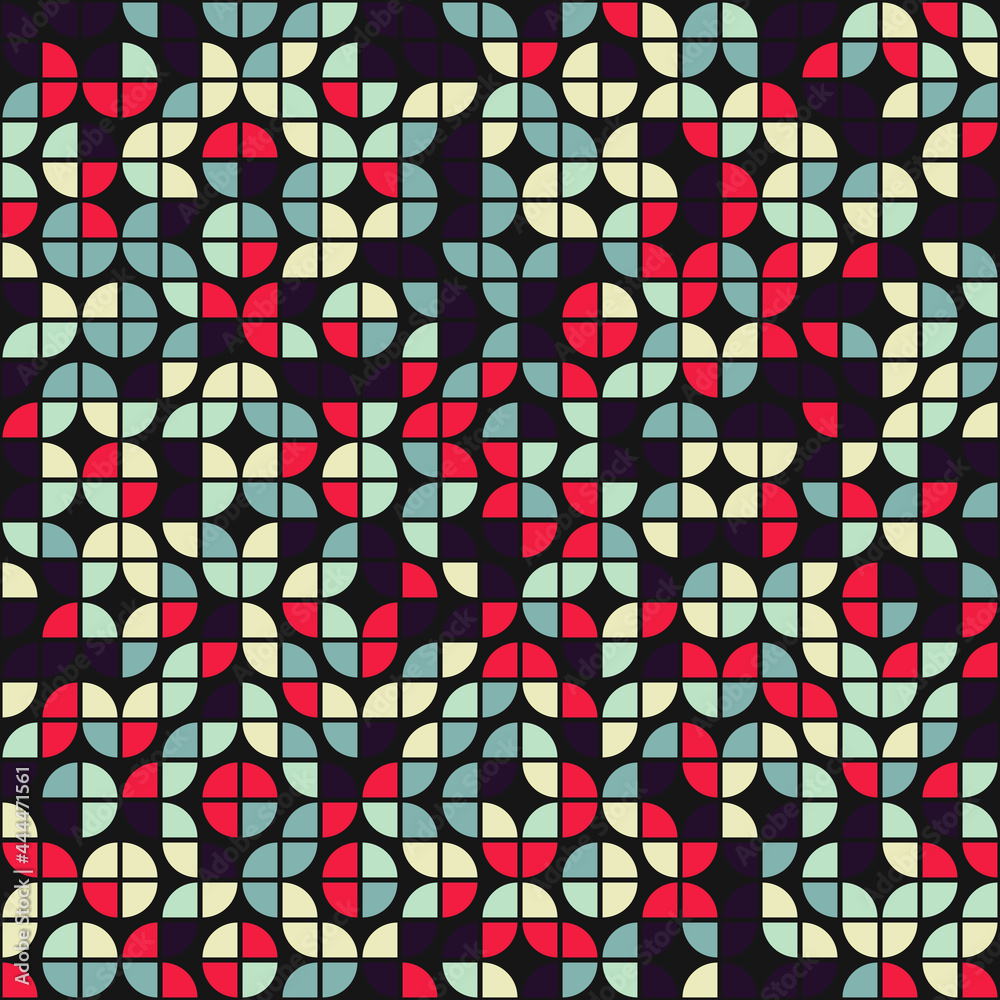 Abstract Geometric Pattern generative computational art illustration