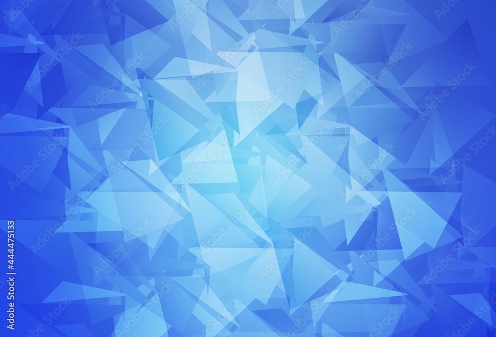 Light BLUE vector low poly texture.