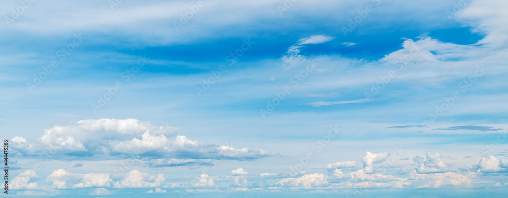 blue sky with clouds background