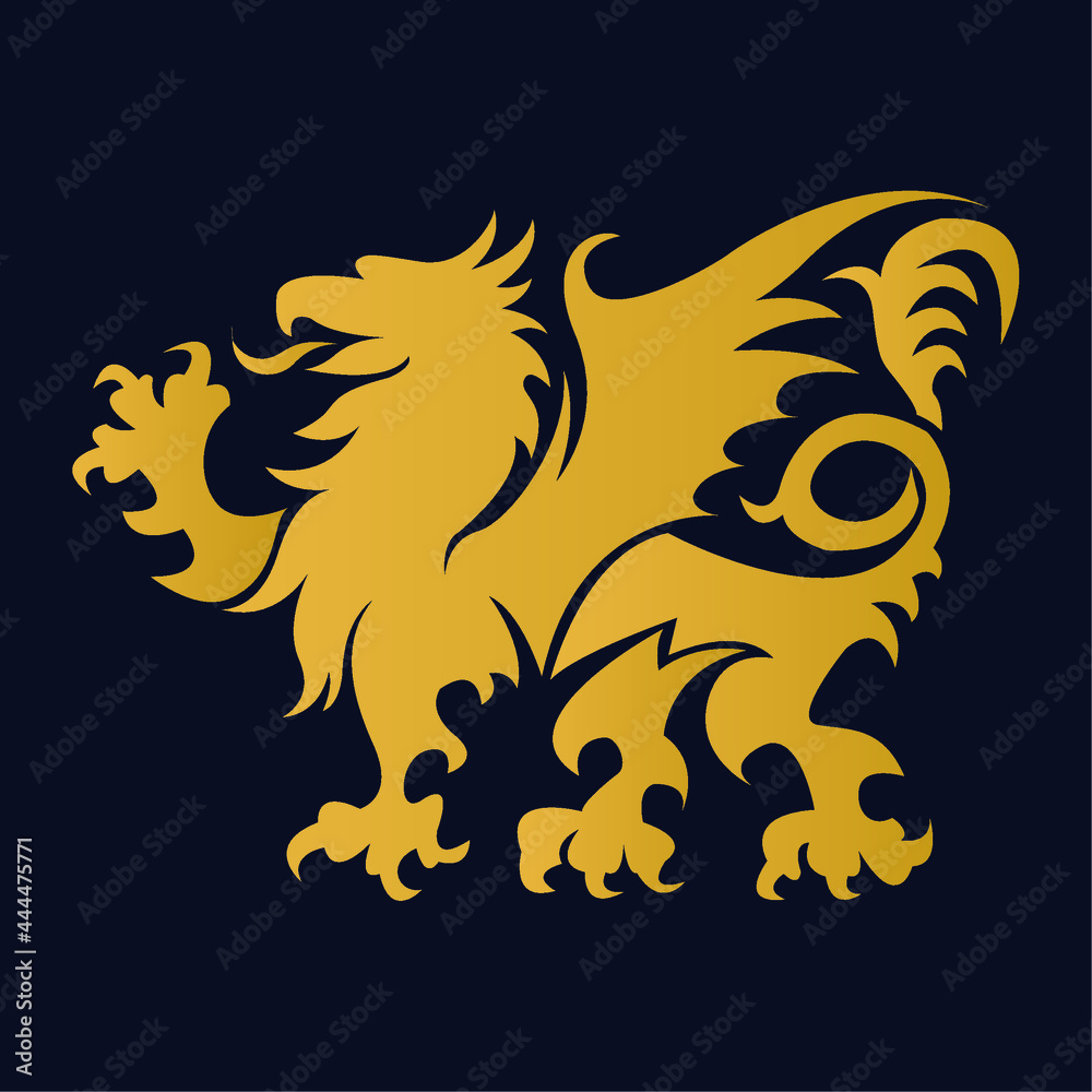 Fototapeta premium Golden Dragon