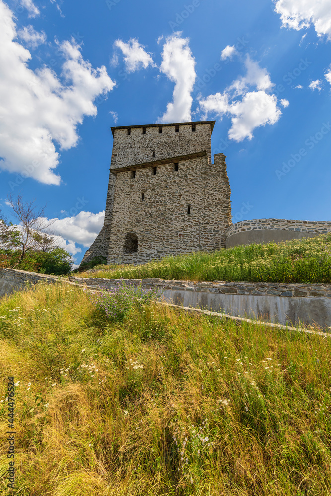 Vrsac Tower remained from the medieval fortress near Vrsac, Vojvodina, Serbia.