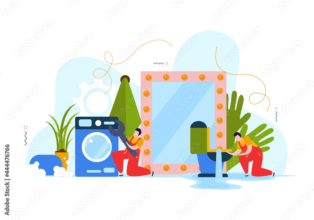 Plumber Flat Composition Plumber Flat Composition