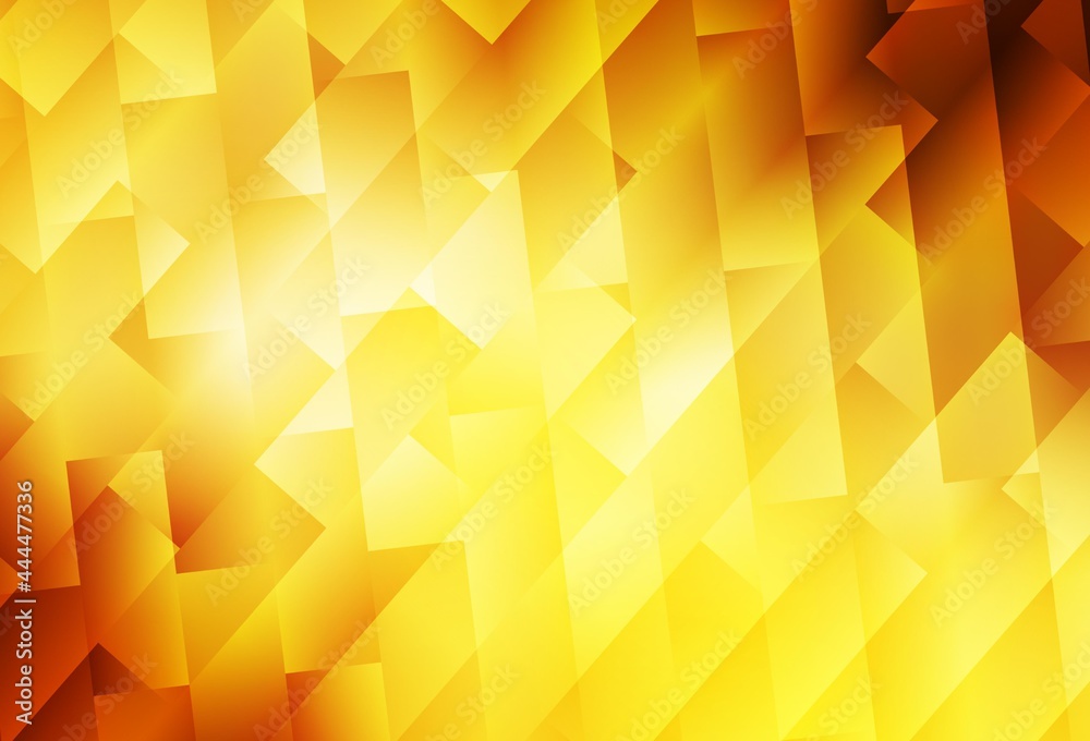 Obraz premium Light Orange vector layout with lines, rectangles.