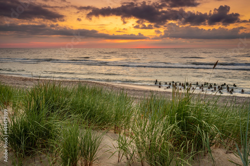 Beautiful sunset over the sea © FotoDruk.pl