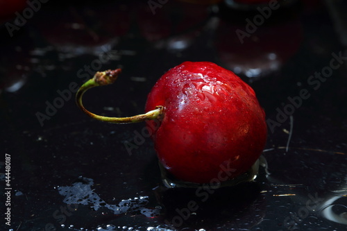 cherries in water