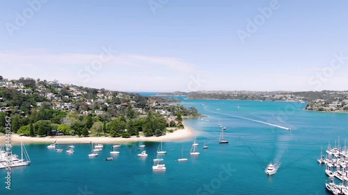 Balmoral to Manly area, boats and beaches and suburbs ,Sydney, NSW Australia photo