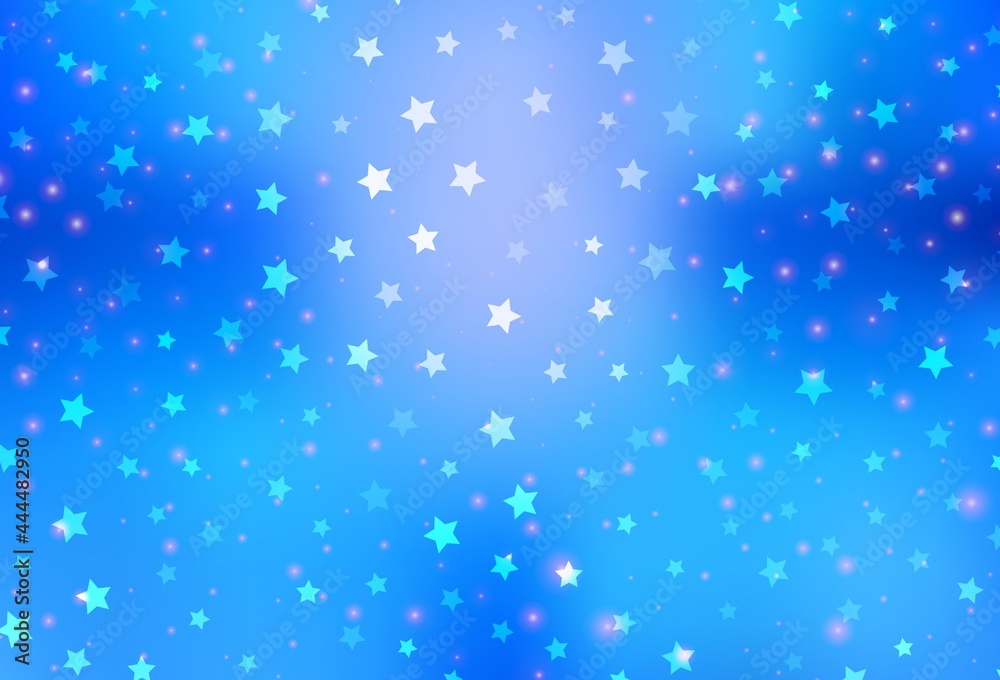 Light BLUE vector background in Xmas style. Light BLUE vector background in Xmas style.