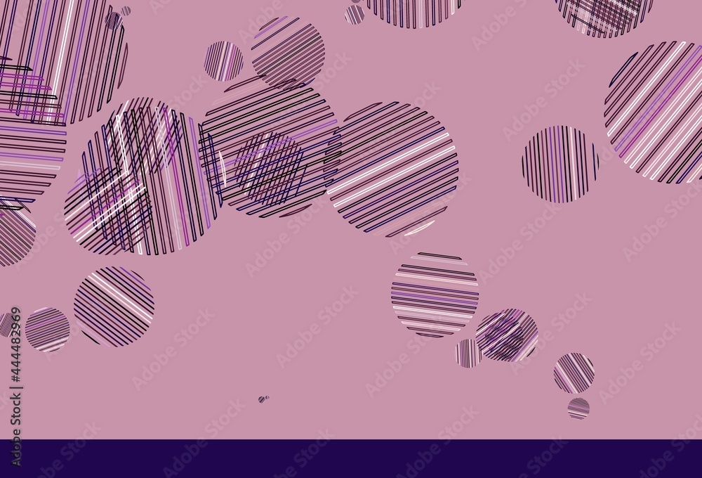 Light Purple, Pink vector pattern with spheres. Light Purple, Pink vector pattern with spheres.